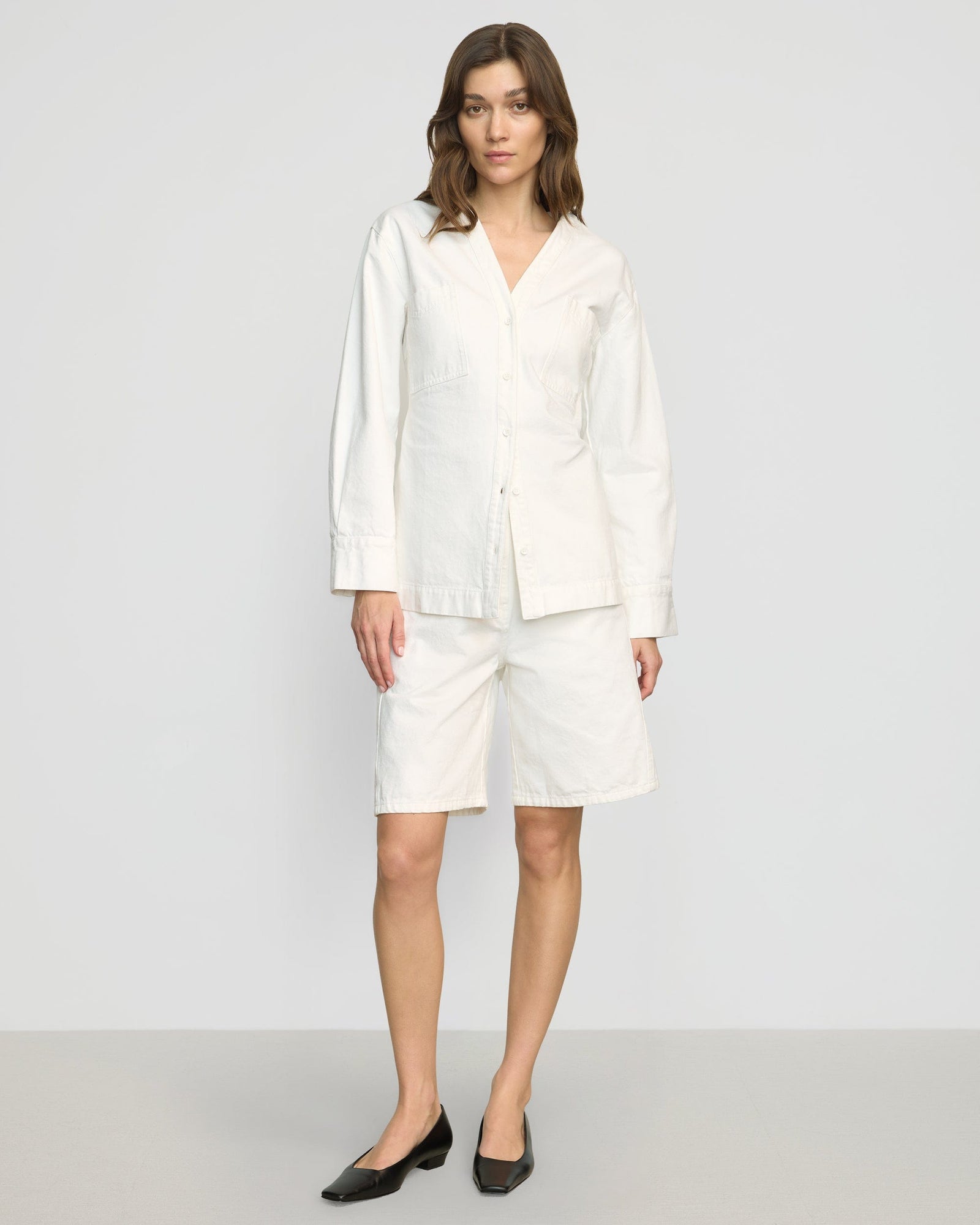 Renee | Haviland Tailored Denim Short in Size Small