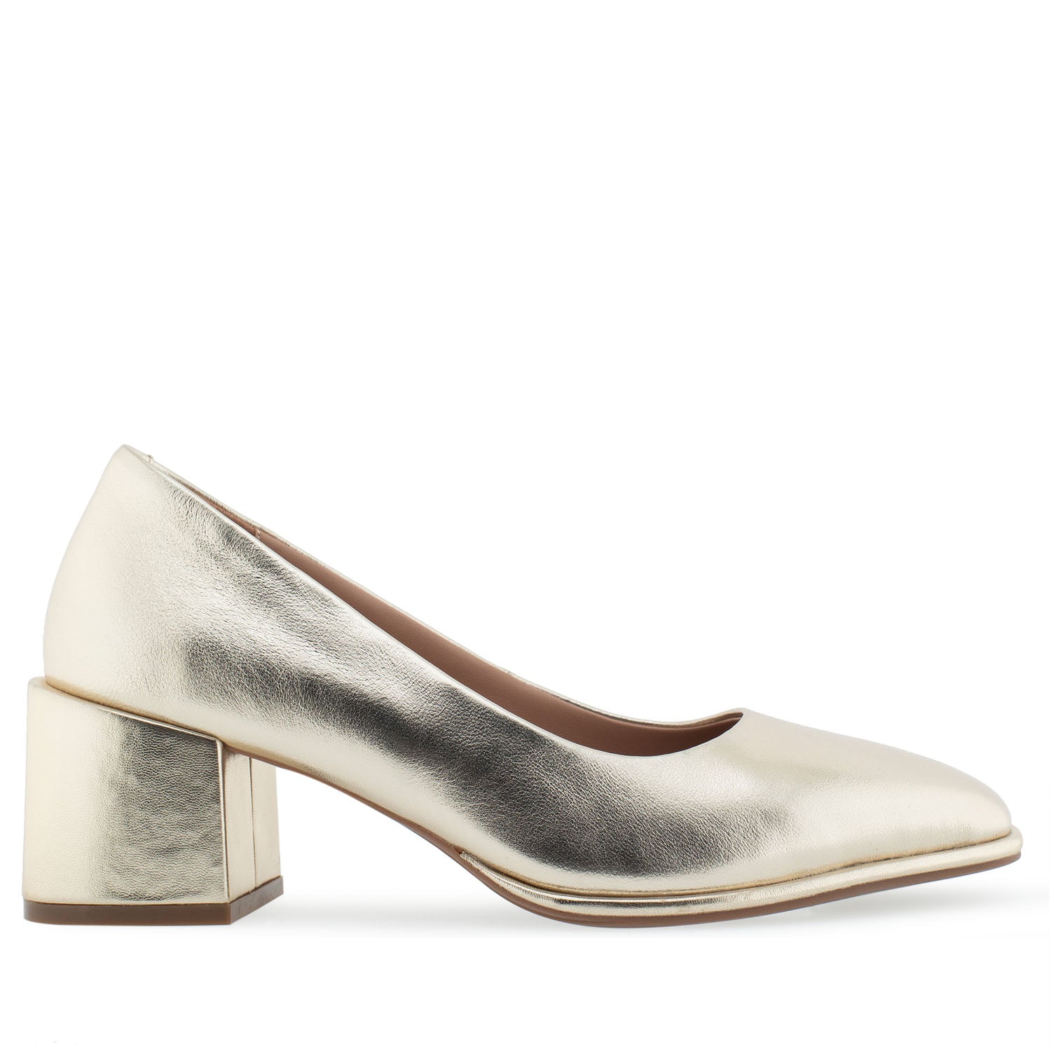 Alae Dress Pump | Soft Gold Leather