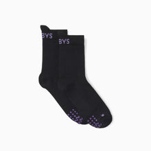 Cotton Socks with Silicone Grips | Black