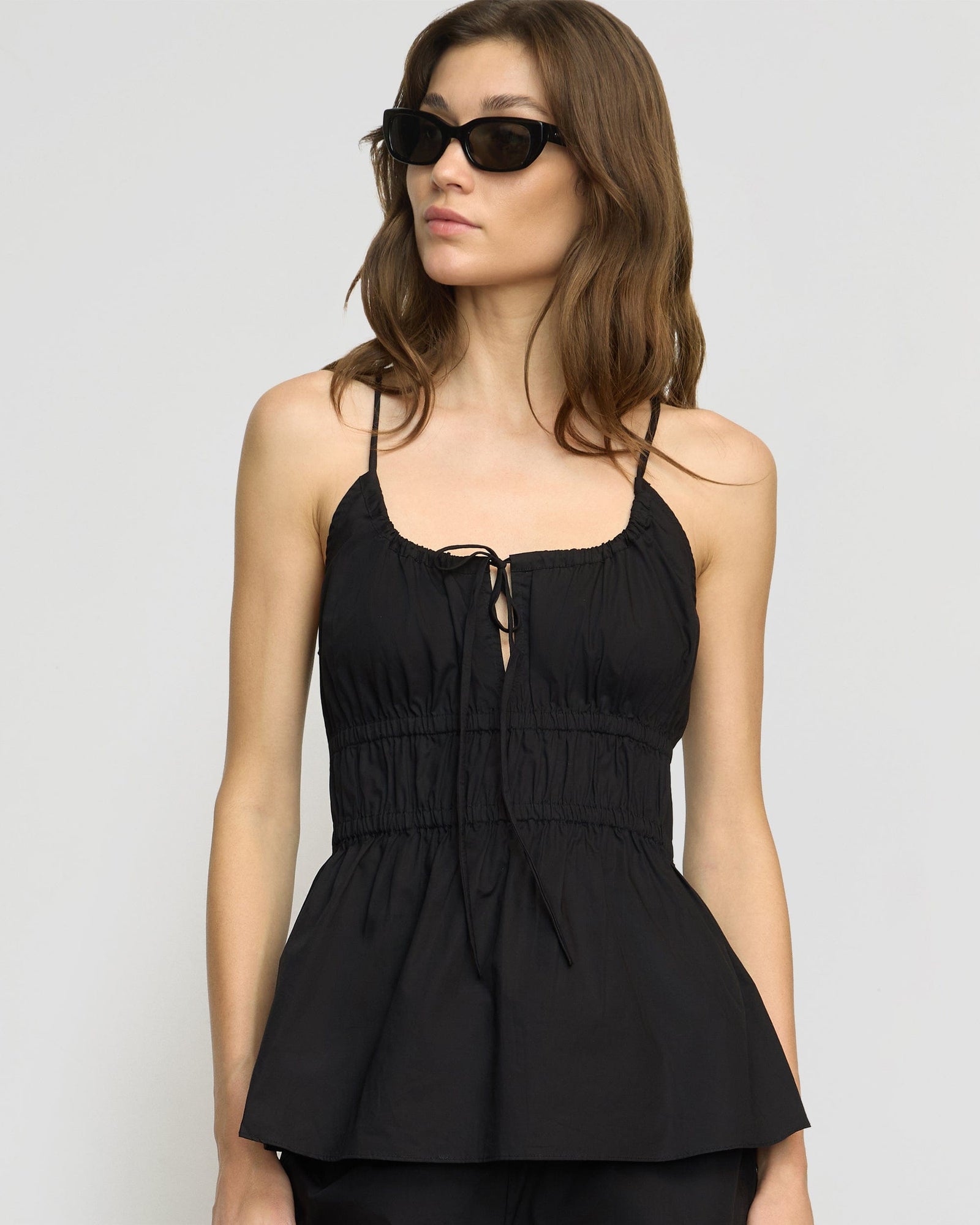 Renee | Jamila Sculpted Ruched Cami in Size Small