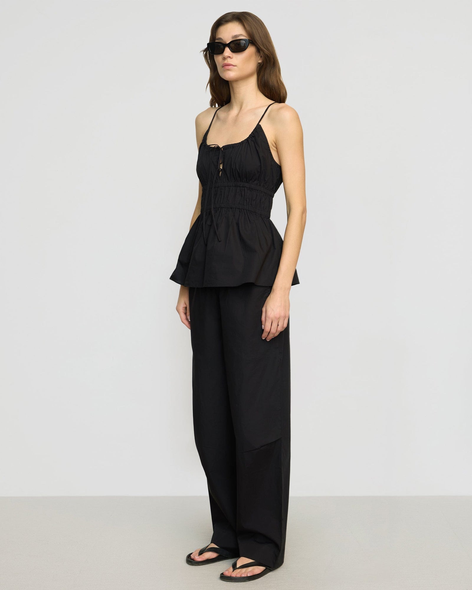 Renee | Jamila Sculpted Ruched Cami in Size Small