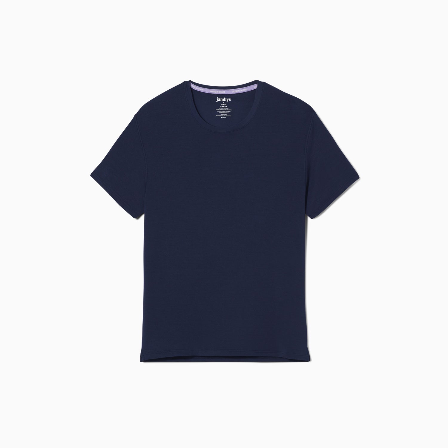 Modal French Terry Lounge Tee | Navy