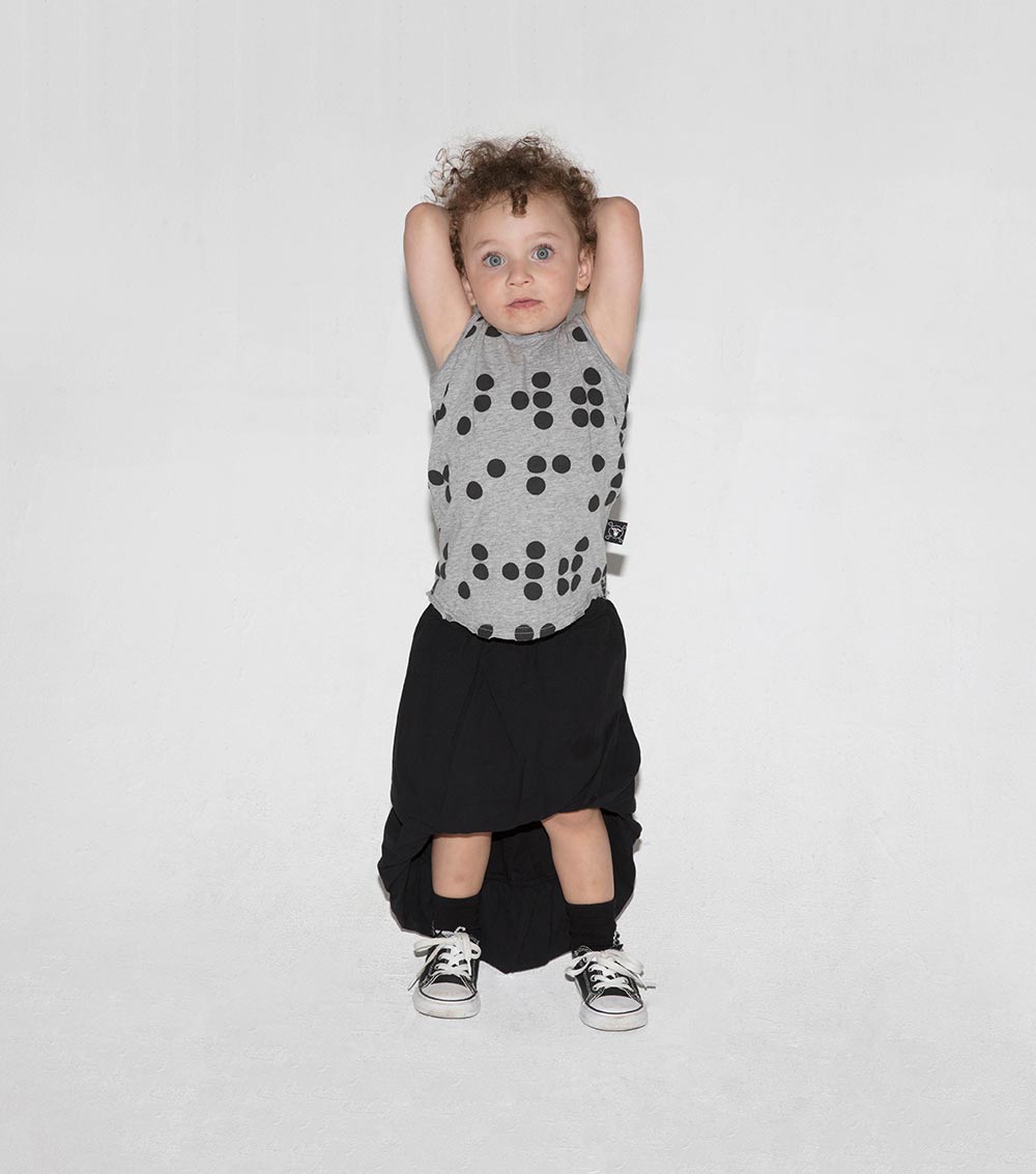 Kid | Braille Tanktop | Powder Pink