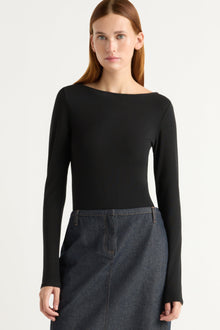 Kelsey | Lainey Organic-Cotton Slit-Neck Tee in Size Small