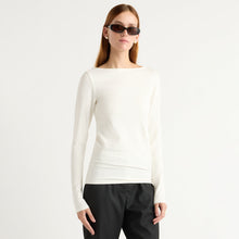 Kelsey | Lainey Organic-Cotton Slit-Neck Tee in Size Small