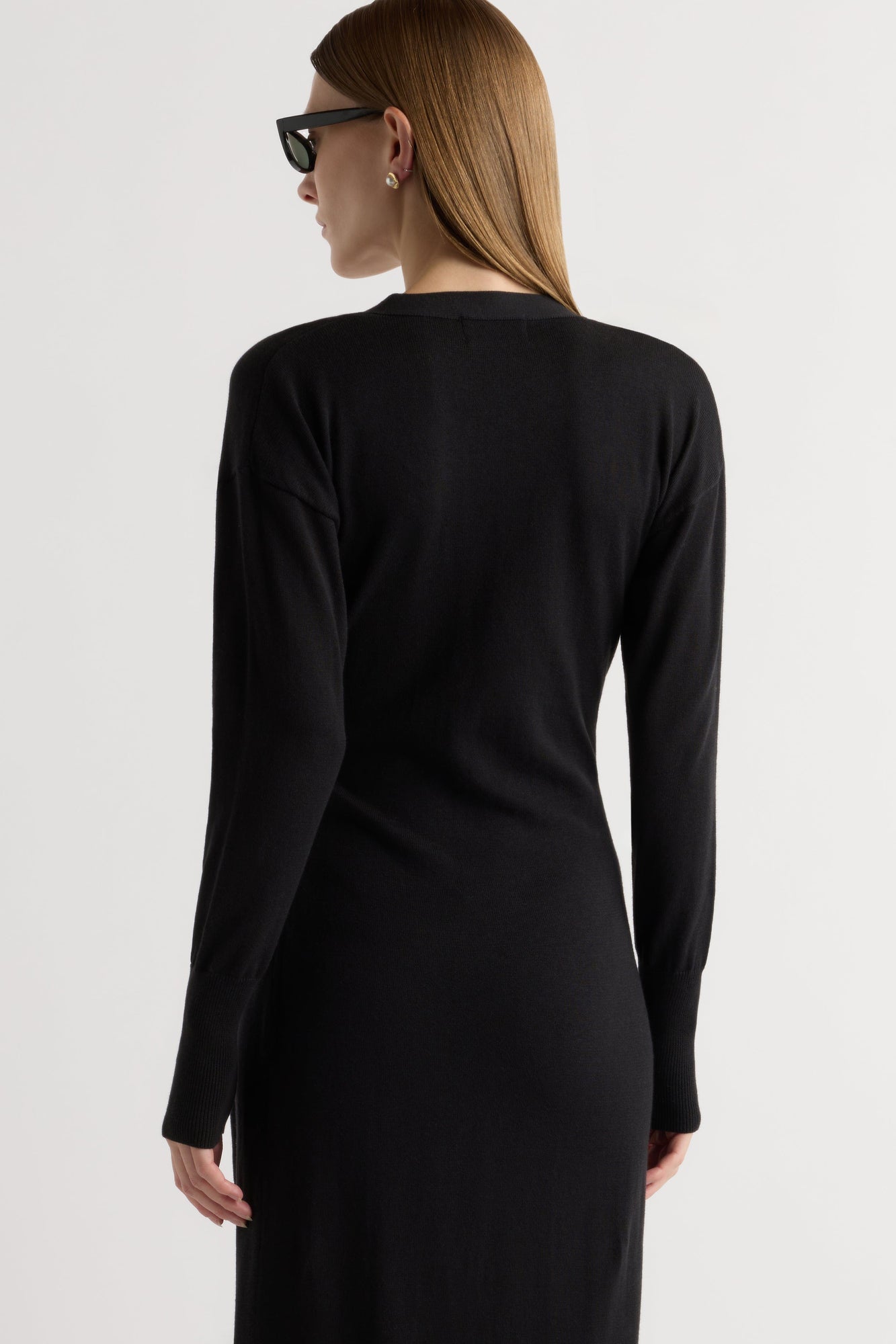 Marije | Linden Front-Wrap Sweater Dress in Size Small