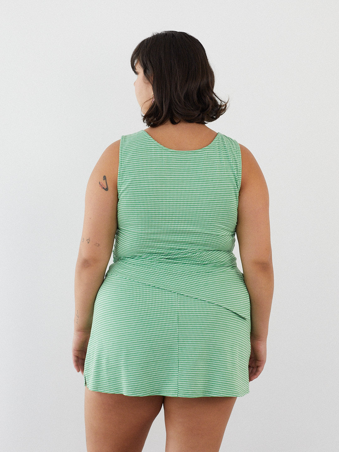 Erin Tank | Pesto Gingham