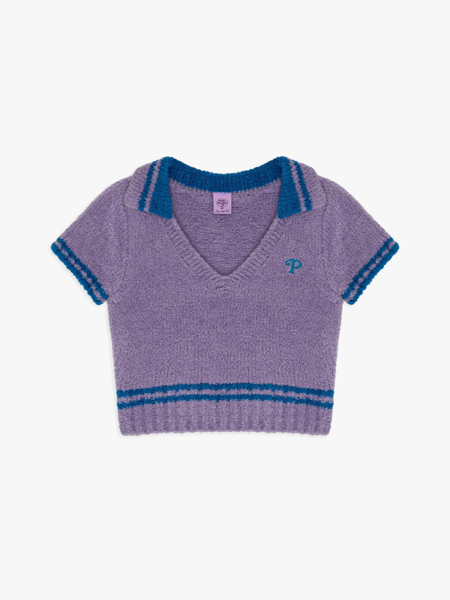 Cynthia Fuzzy Polo | Polly Pocket Purple