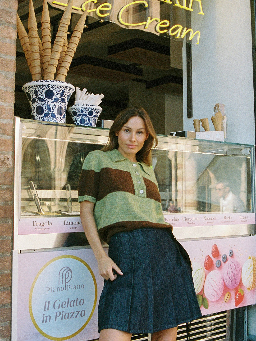 Naomi Wrap Skirt | Dark Wash Denim