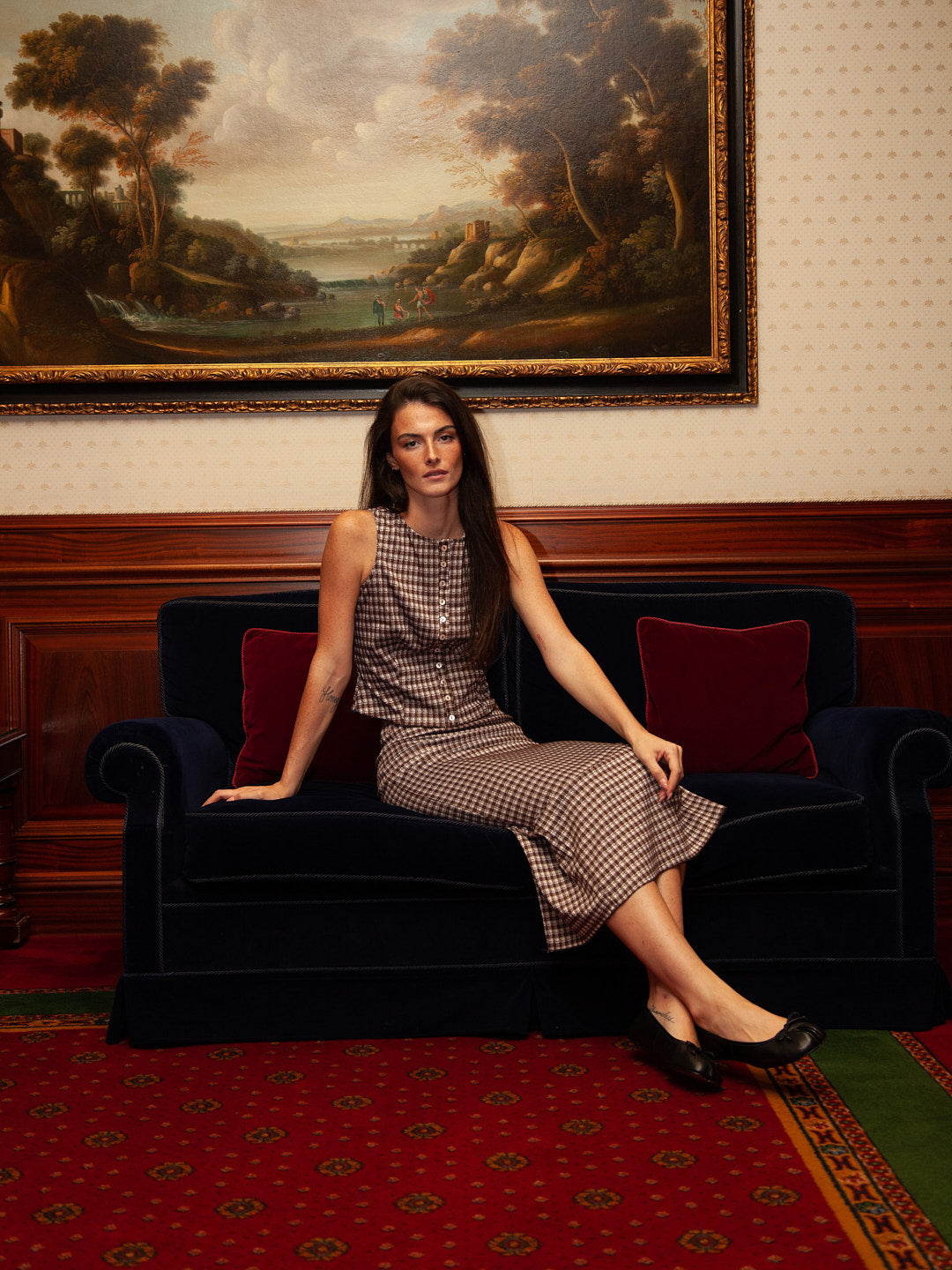 Sammy Skirt | Cocoa Plaid