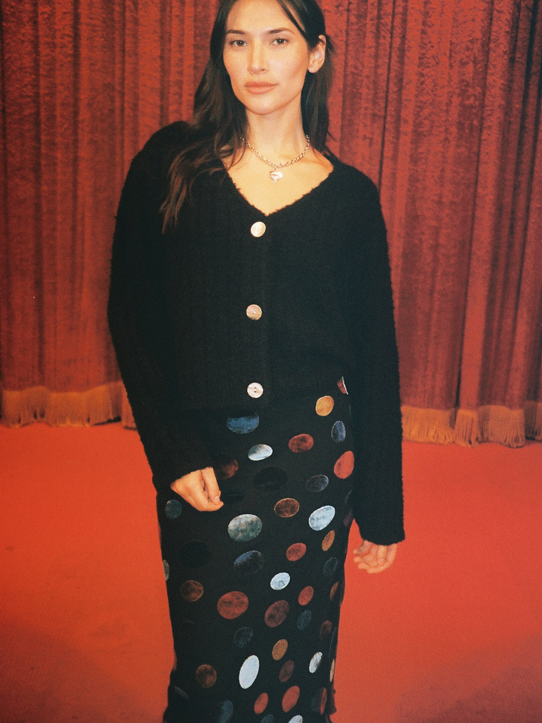 Issa V-Neck Cardi | Black