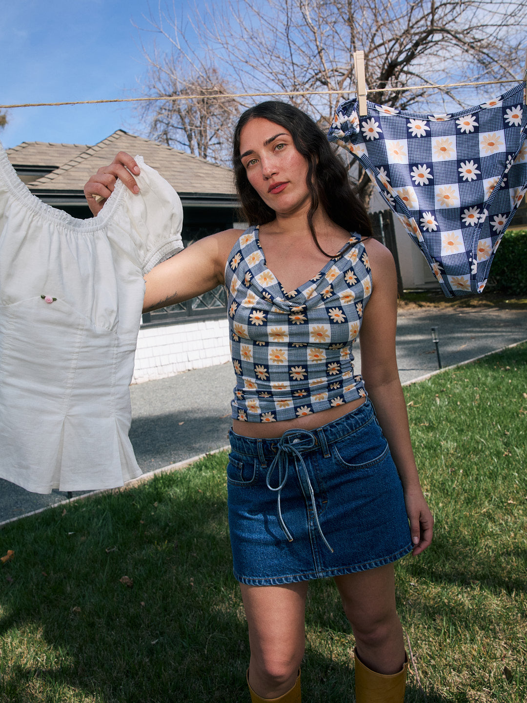 Blossom Skirt | Vintage Indigo Wash