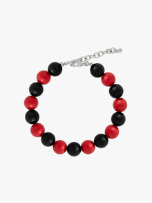 Lola Beaded Anklet | Red/Black