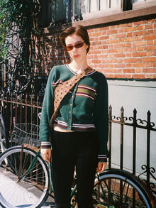 Odessa Cardi | Moss Stripe