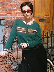 Odessa Cardi | Moss Stripe