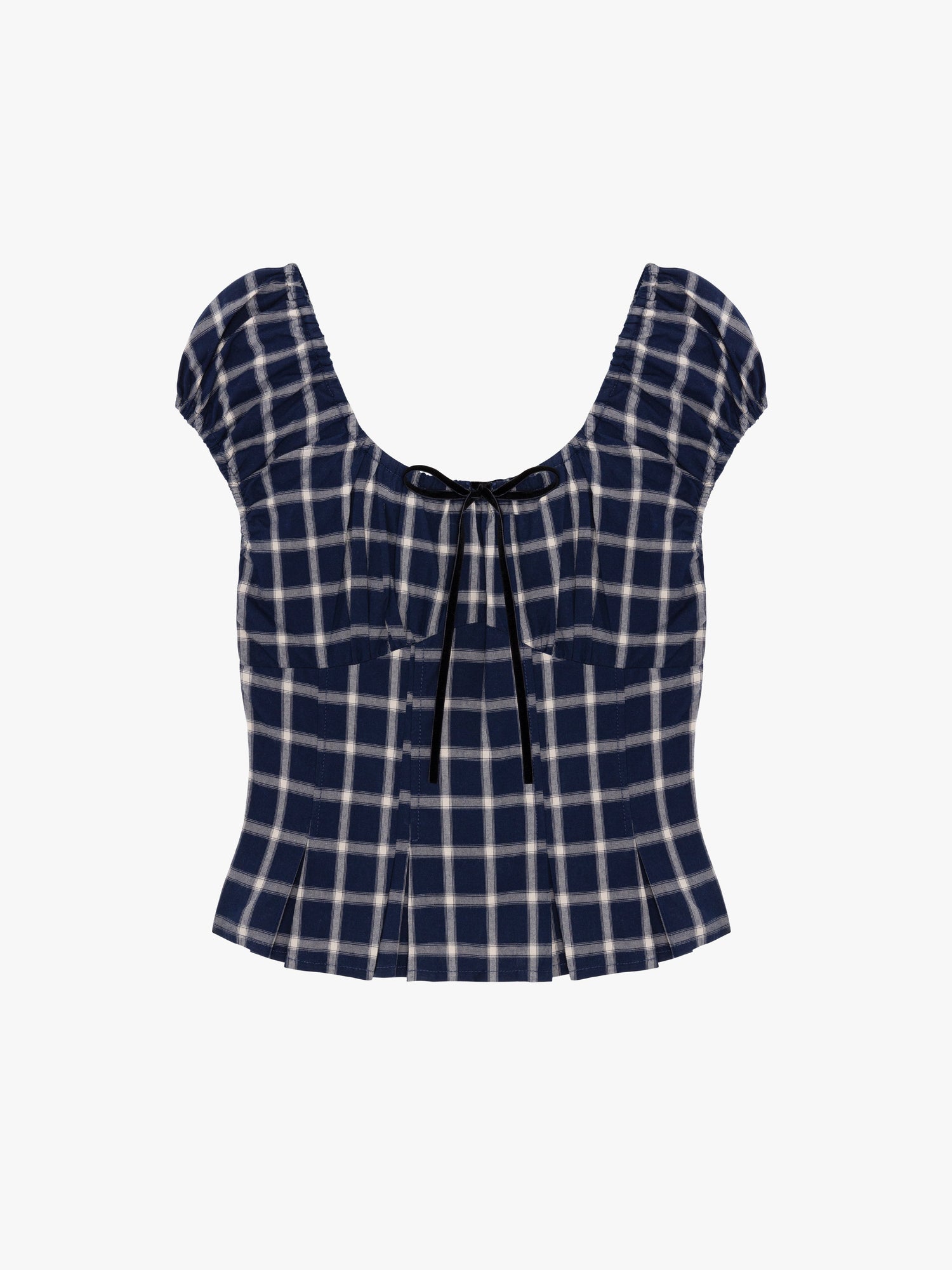 Pat Top | Midnight Plaid