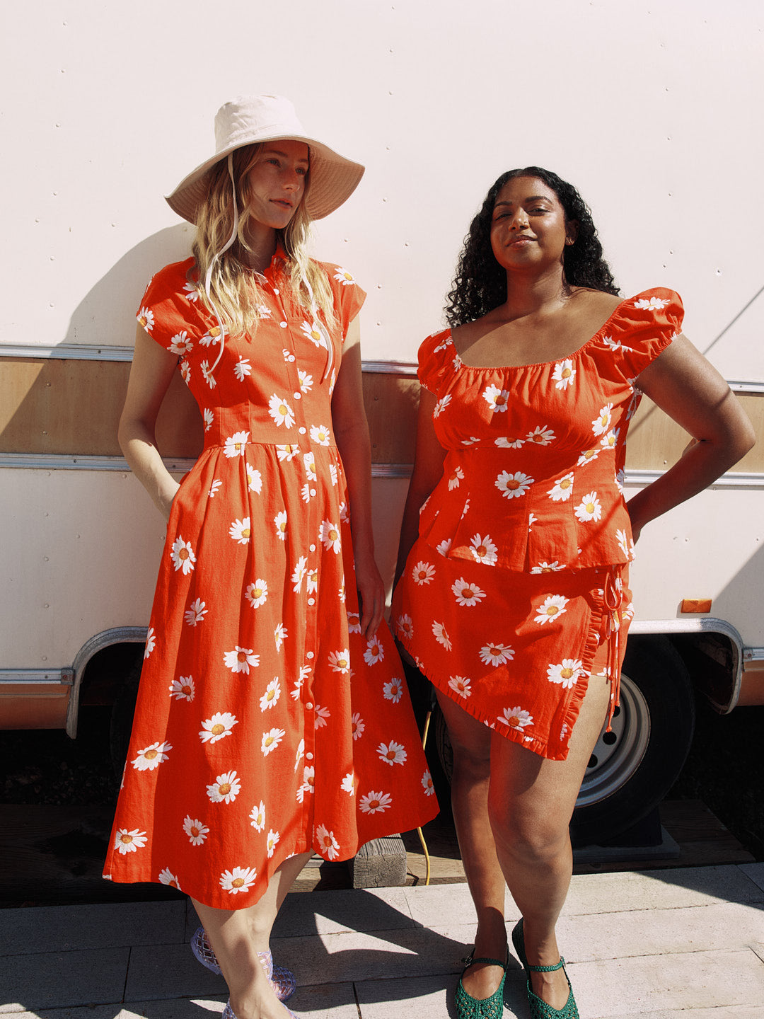 Joan Dress | Red Daisy