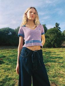 Cynthia Fuzzy Polo | Polly Pocket Purple