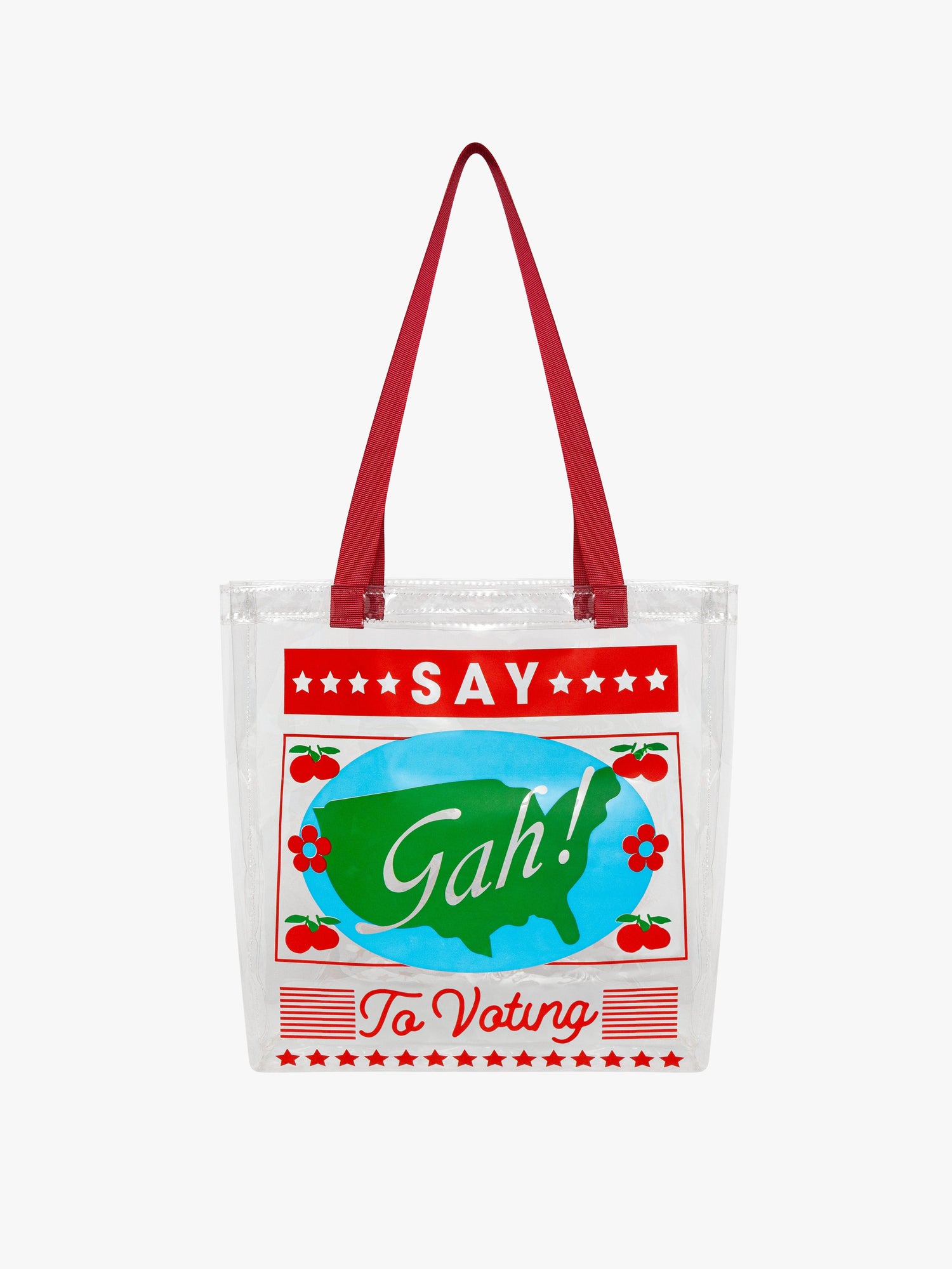 Vinyl Tote | Say Gah to Voting