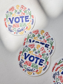 Vinyl Tote | Say Gah to Voting