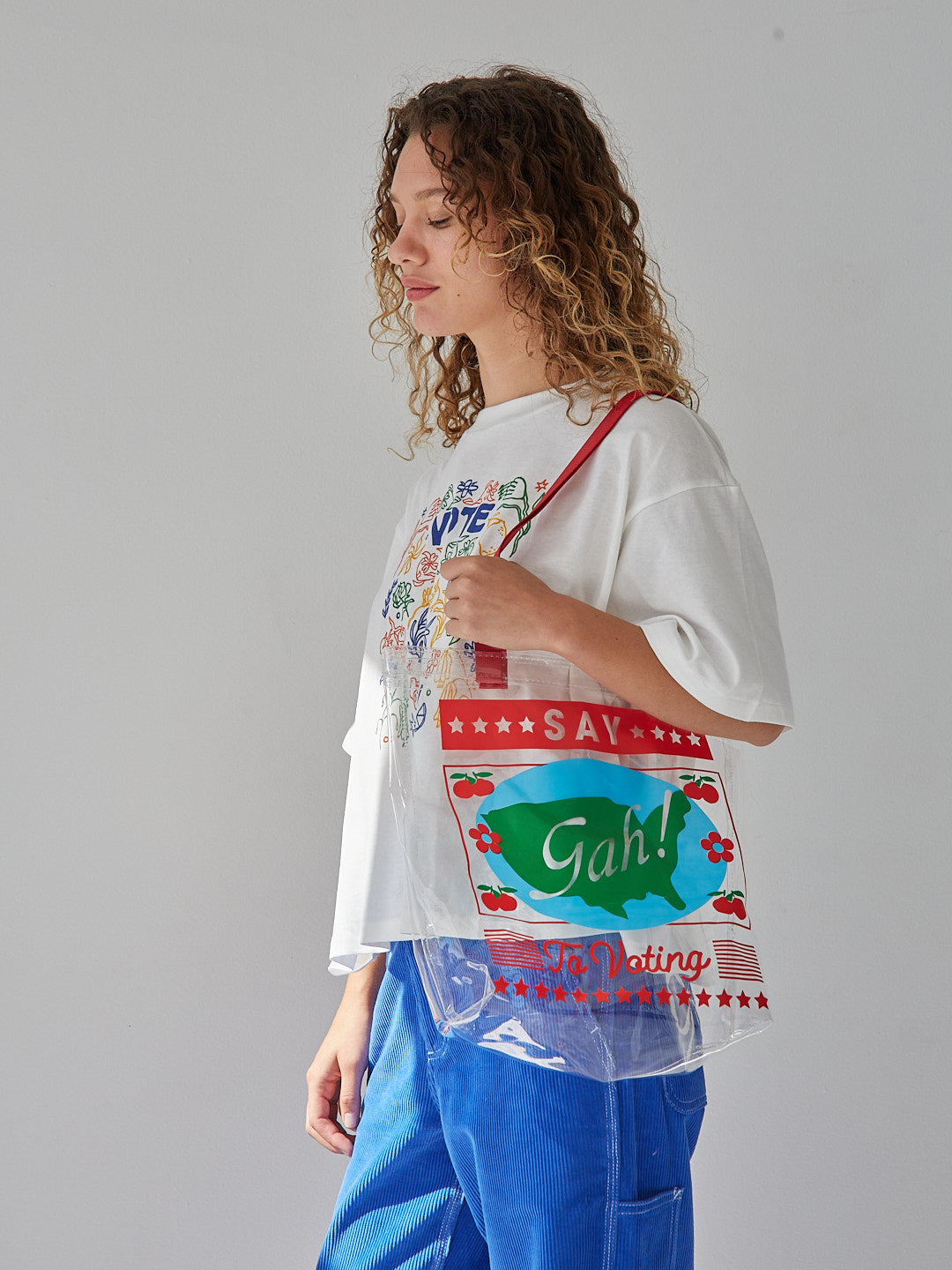 Vinyl Tote | Say Gah to Voting