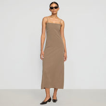 Lisette Square-Neck Cami Dress | Light Taupe