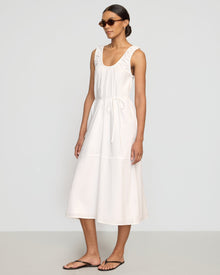 Vanessa | Midori Organic Cotton U-Neck Dress in Size Small