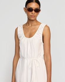 Vanessa | Midori Organic Cotton U-Neck Dress in Size Small