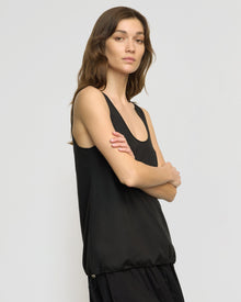 Renee | Miller Drawstring-Hem Tencel-Blend Tank in Size Small