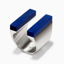 Gamma Ring | Sterling Silver | Lapis Lazuli