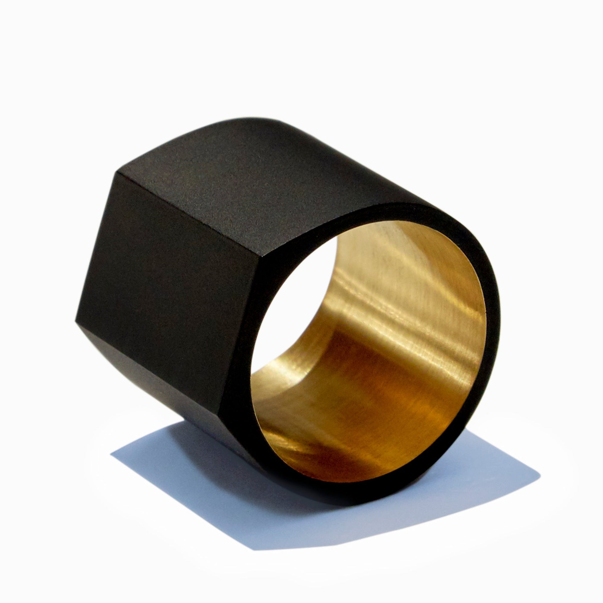 Primer Ring | Recycled Brass | Matte Black