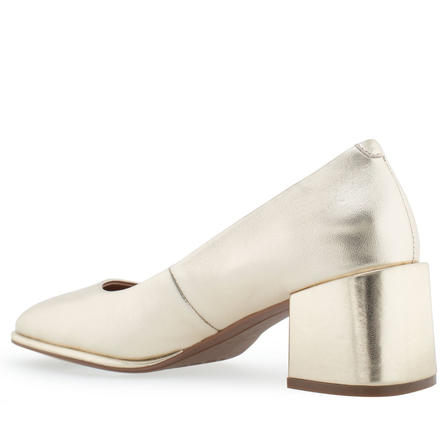 Alae Dress Pump | Soft Gold Leather