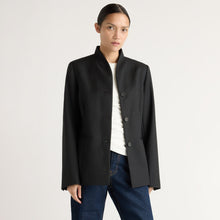 Charlotte | Myanna Tailored Wool-Blend Blazer in Size Small