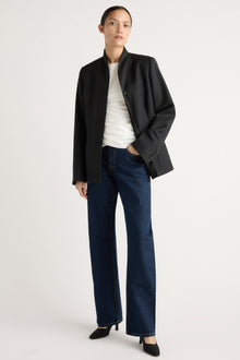 Charlotte | Myanna Tailored Wool-Blend Blazer in Size Small