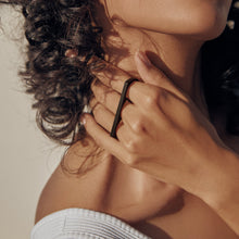 Singular Ring | Recycled Brass | Matte Black