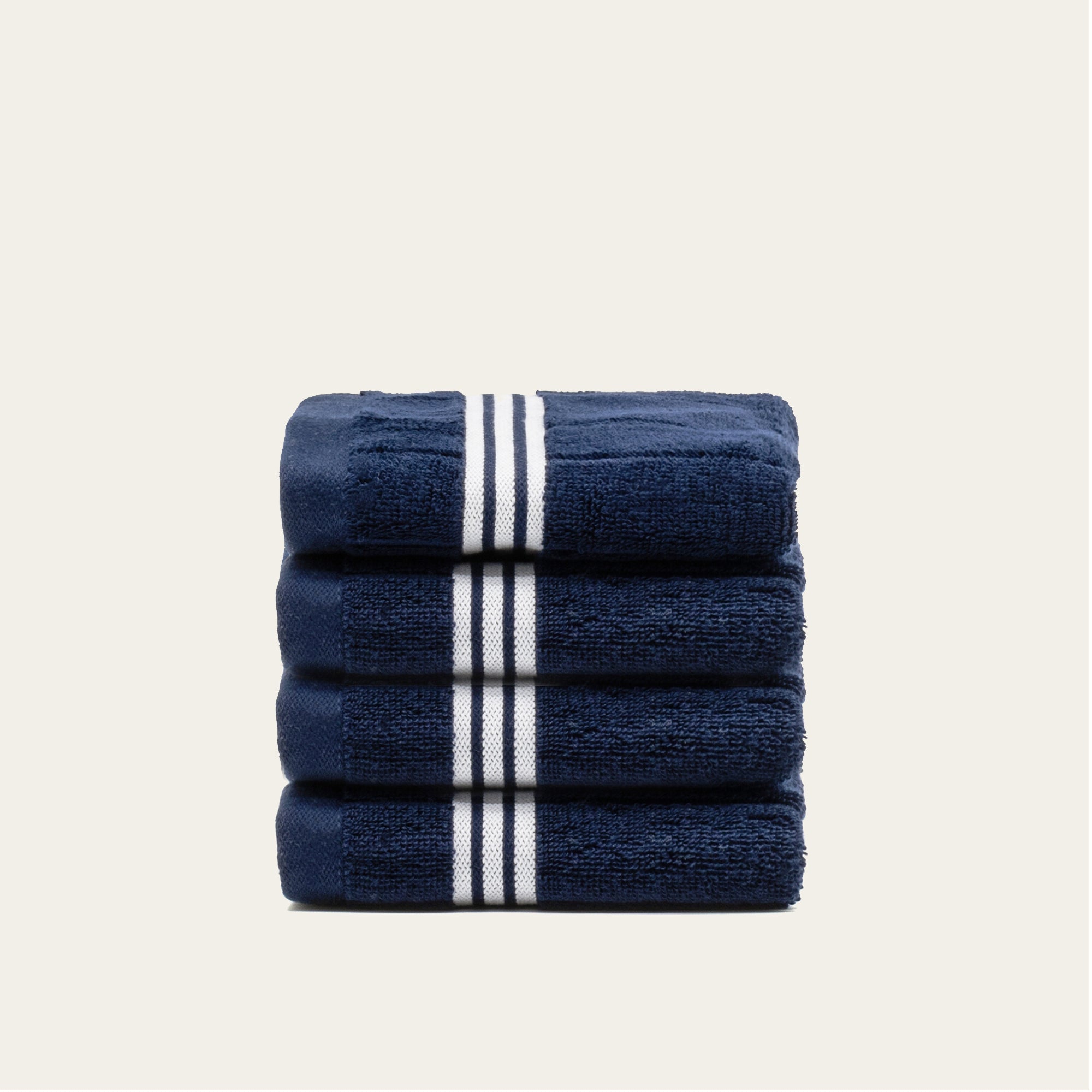 Nautilus Australian Cotton Towels | Navy/White
