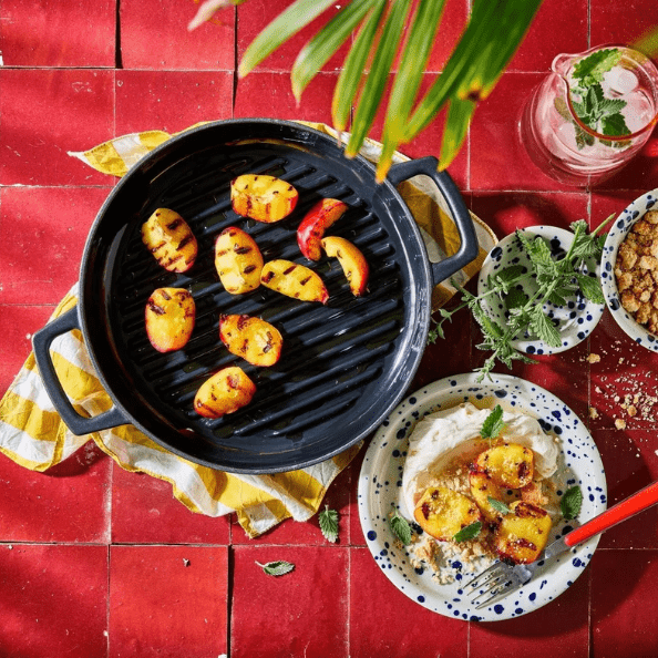 Nori 11" Cast Iron Grill Pan - Alva Cookware