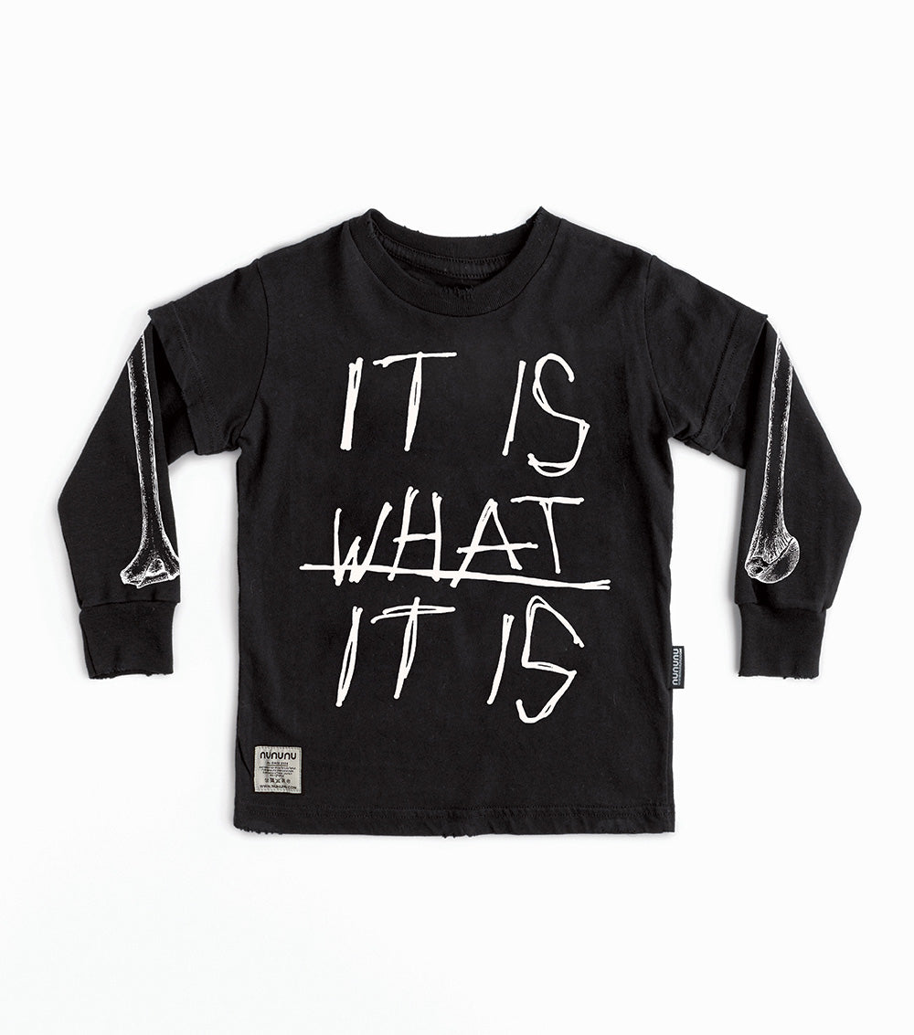 Kid | It Is What It Is Shirt | Black