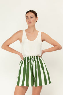 Olly Shorts | Verdant Stripe