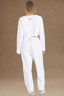 Women | Vintage Reversed Fleece Slouchy Sweatpant | Off-White