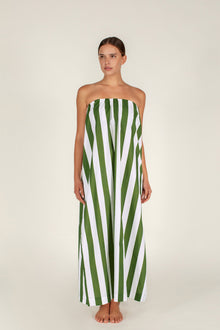 Papio Dress | Verdant Stripe