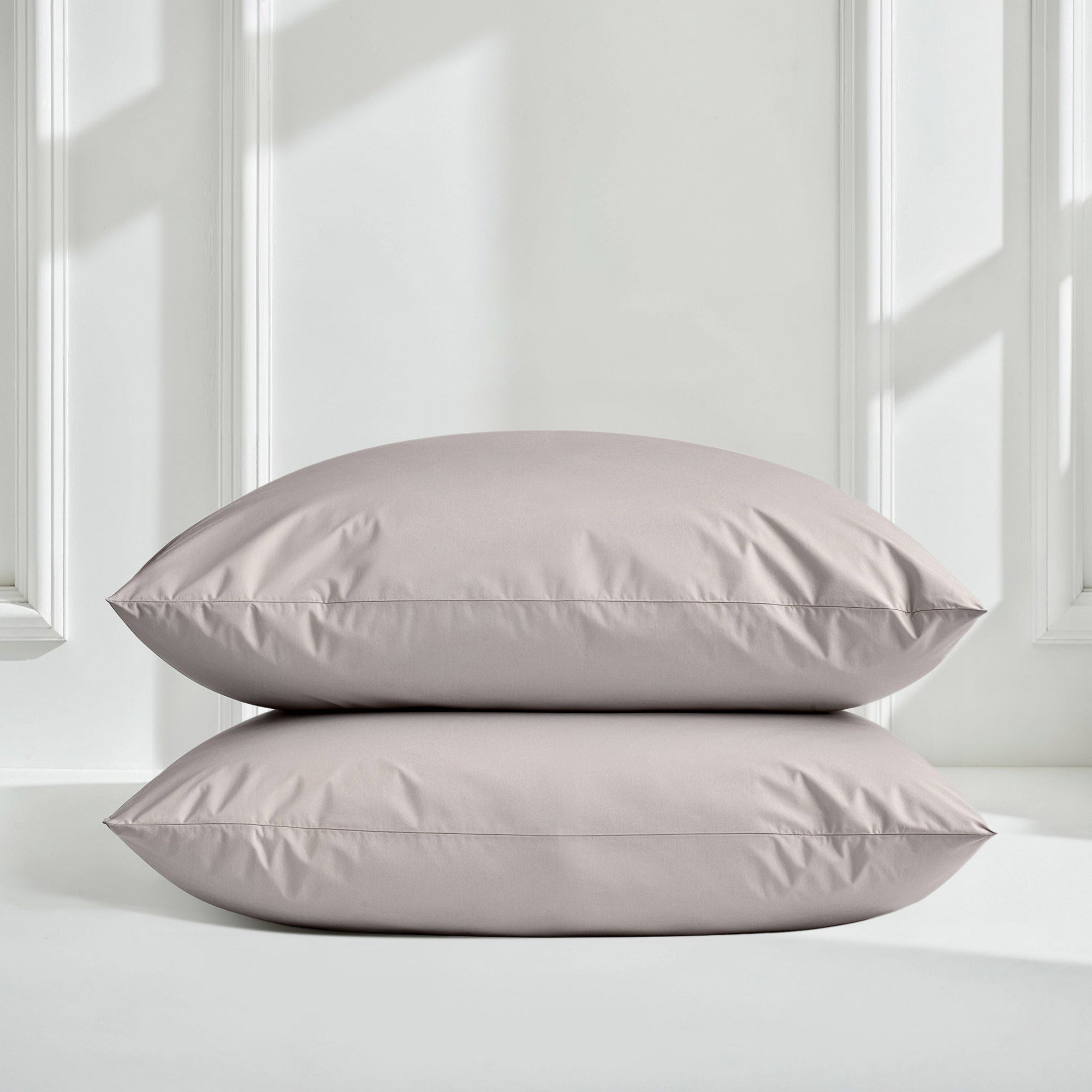 Classic Australian Sateen Pillowcase Set | Pebble Grey