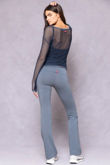 Women | Crochet Mesh Top | Glass