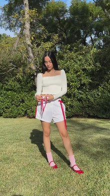 Sophie Smocked Longsleeve | Ivory