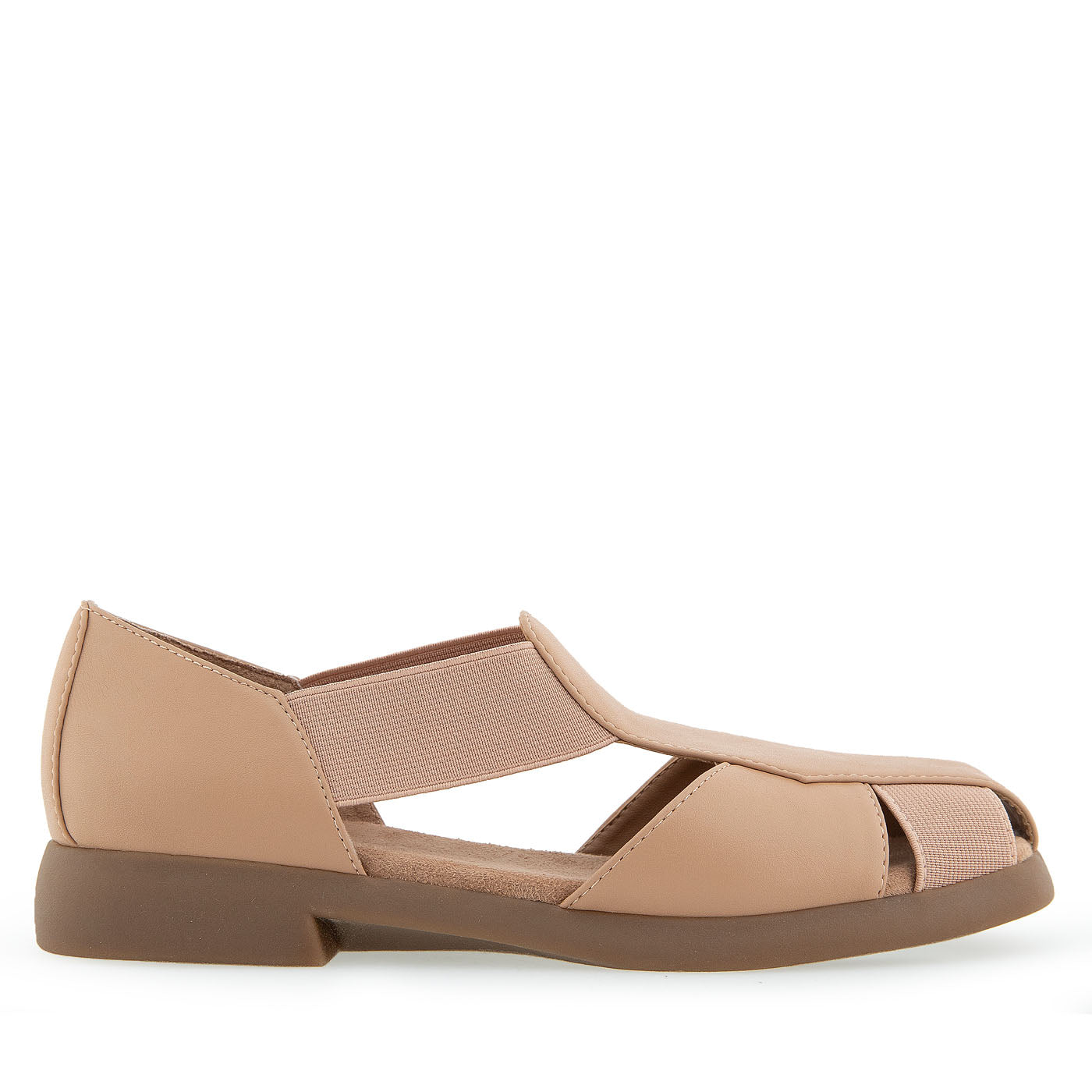 4Give Casual Fisherman | Taupe Faux Nappa/Elastic