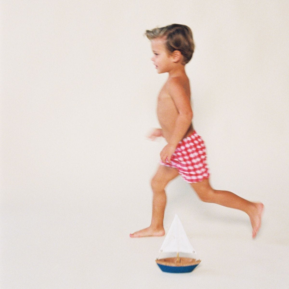 Kids | Boardshort | Red Gingham