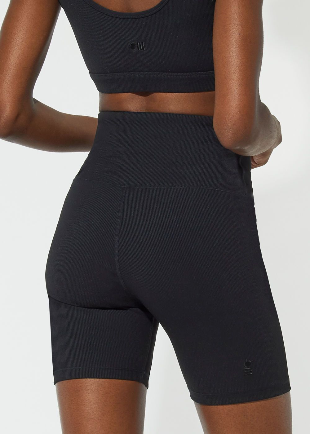 Ribbed 7" Biker Short - Solid & Striped
