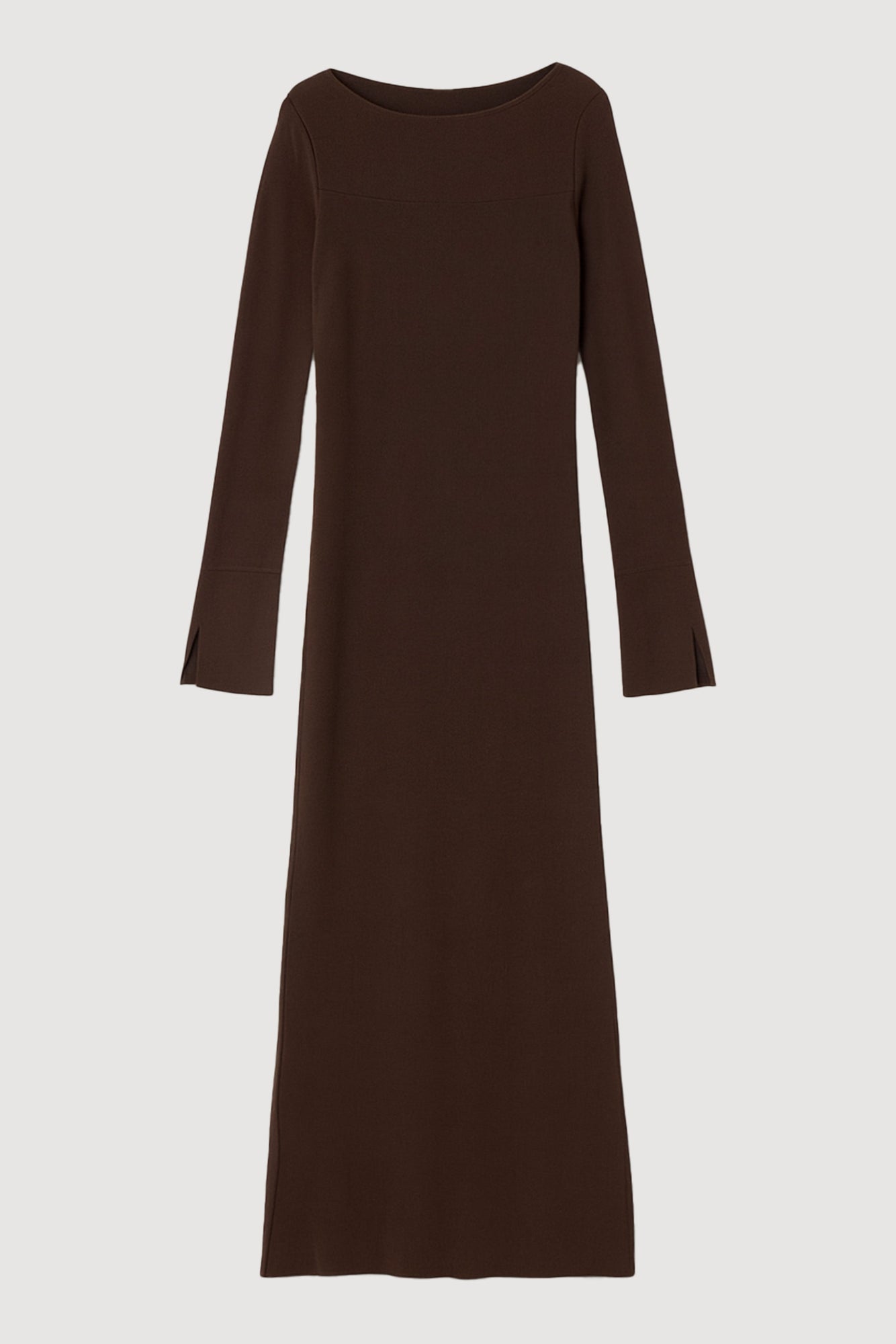 Marije | Rosalynn Semi-Sheer Tencel-Blend Knit Dress in Size Small - Flat