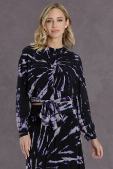 Women | Wrap Around Blouse | Acid Spiral Wash 2