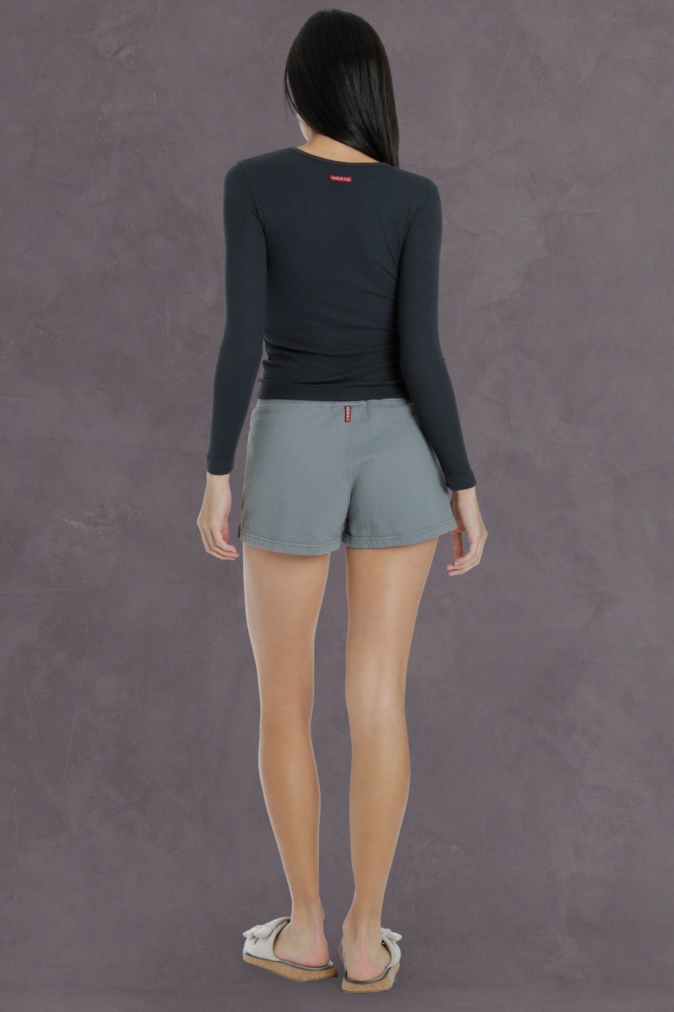 Women | Vintage Boxer Sweatshort | Glass